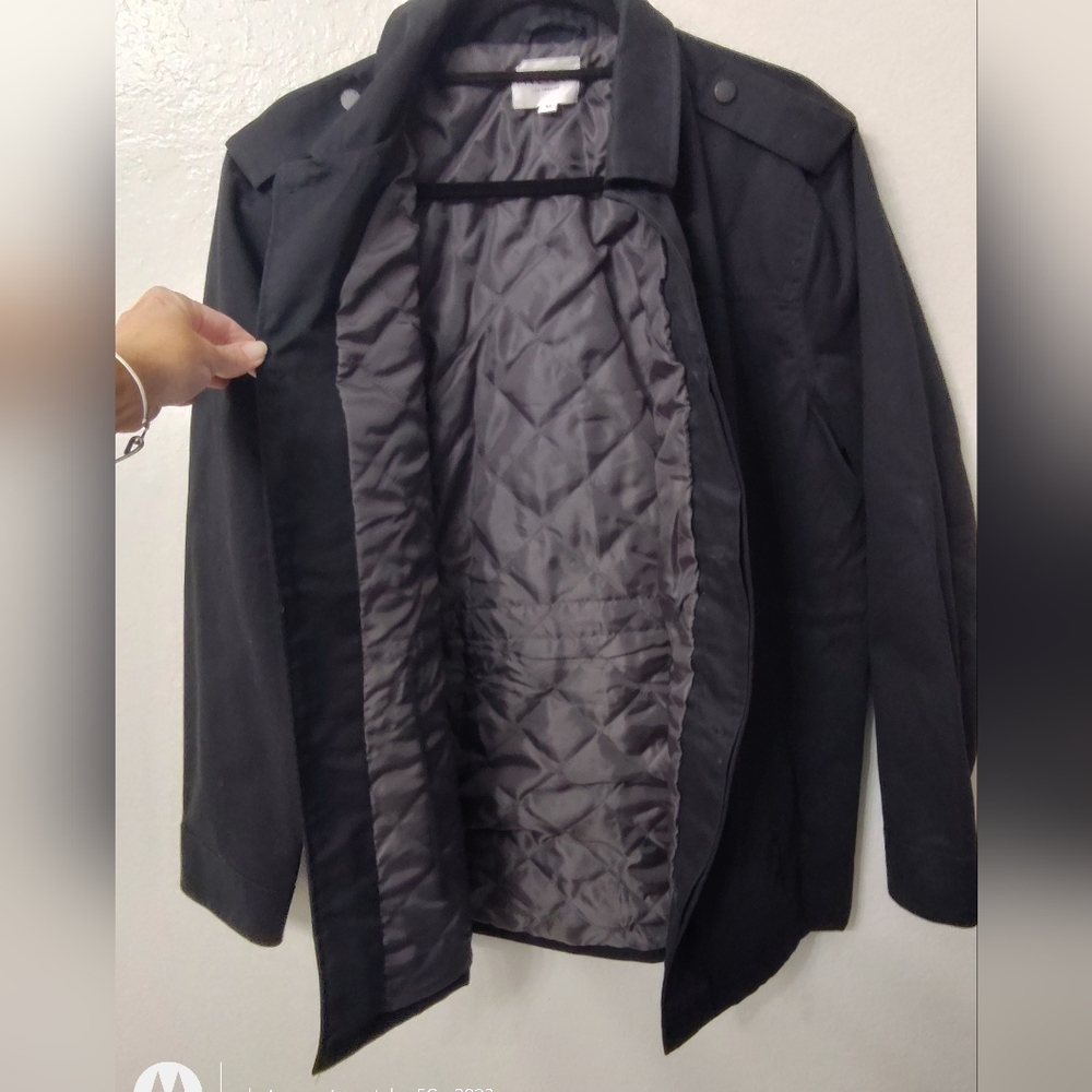 Five Four Medium Button Down Black Jacket - image 7